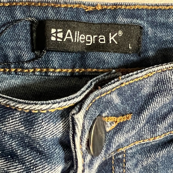 Allegra K Vintage Bell Bottoms Women's Flare High Waist Stretch, Women’s, Large - Picture 8 of 11